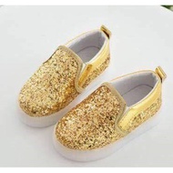SHINE LIGHT UP SHOES GOLD COLOUR *****