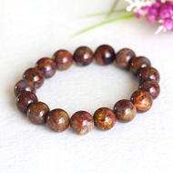 Natural Genuine Brown Pietersite Stretch Mens Stretch Finish Bracelet Round Big beads 12mm 04333