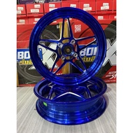 BOM X MAGS SET LYNX BLUE/SILVER/PURPLE/RED FOR 5 SPOKES GIORNO 125 RIM 12