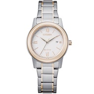 Citizen Eco-Drive Two Tone Stainless Steel Dress Ladies Watch FE1226-82A