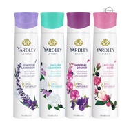 YARDLEY London Body Spray Perfume (Lavender | Gardenia | Imperial Orchid | Rose) (150mL) [SG]