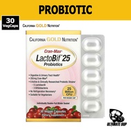 California Gold Nutrition, Lactobif 25 Billion + Cranmax, 30 Veggie Capsules