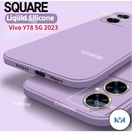 KK Vivo Y78 5G 2023 Square Liquid Casing For Vivo Y78 5G Y78 5G VivoY78 Y 78 78Y 5G 2023 Phone Case 