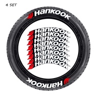 HANKOOK Tire Letter Stickers Wheel Logo Stickers Universal Styling Accessories Decoration