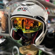 GILLE Visage Half Face Duaisor Helmet With Freebies