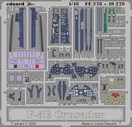 Eduard 1/48 Zoom Etched Parts F-8E Crusader (for Hasegawa) Plastic Model Parts EDUFE278
