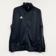 二手adidas運動外套/球衣，黑色，XL碼