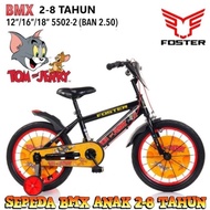 NEW Sepeda Anak Laki-Laki 2-8 Tahun Foster FT5502-2 Tom and Jerry 12
