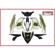 YAMAHA LC135 V4 Body Cover Set & Sticker (BK/SV) 55D-F0000-04-P9 100% Original HLY