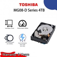 東芝 - Toshiba 企業級容量型硬碟 5 years warranty 4TB MG08ADA400N MG08-D Series HD-MG084TN