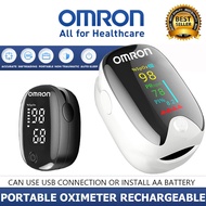 Omron Portable Oximeter Rechargeable Blood Oxygen Concentration Monitor Heart Rate Digital Health Mo