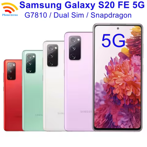 Samsung Galaxy S20 FE S20FE 5G G7810 Dual Sim 8GB RAM 128/256GB ROM 6.5" AMOLED Snapdragon NFC Octa 