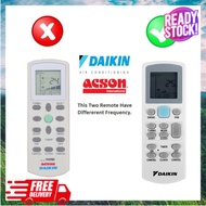 NEW DAIKIN ACSON Aircon Air Conditioner Remote Control ECGS02 ECGS02-i APGS02 APGS02-i Replacement