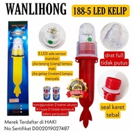 lampu nelayan lampu torpedo 2 baterai 1 lampu kedip dan tidak kedip