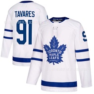 NHL Maple Leafs 91 White Hockey Jersey John Tavares Jersey Ebay 【RY】