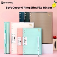 Soft Cover Binder Book 6 Ring Slim File Binder