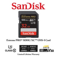 SanDisk Extreme PRO 32GB /64GB / 128GB / 256GB / 512GB SDHC UHS-I U3 V30 [Up to 200MB/s / 140MB/s Re