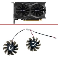 2pcs 85mm 2pin GA71S2H For ZOTAC GeForce GTX1050 GTX 1050 Ti OC 4GB GDDR5 GTX1660 1650 1660S GPU Gra