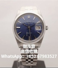 高價回收勞力士 Rolex Air King Date Steel Blue 34MM Ref. 5700 Box Papers