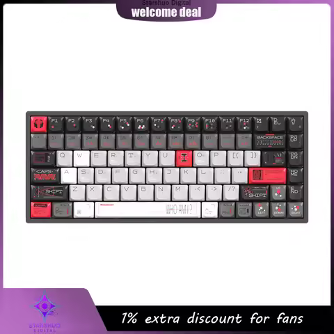 Keychron Z7max Tri-Mode Low-Profile Mechanical Keyboard Gasket Structure Slim Kailh Full POM White R