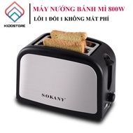 Máy nướng bánh lò nướng bánh làm bánh mỳ 800W SOKANY 2 HJT-008s [ BẢO HÀNH 1 NĂM ]
