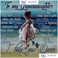 DOBUR | Diamond Painting Set | Deep Expectation & Love for Daughter / Warm Quotes  5D DIY Round/Squa