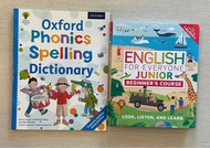 Oxford Phonics Spelling Dictionary + English for Everyone Junior $100/2本
