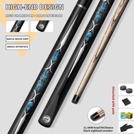 Z27 Mid-Size Tip Pool Cue 11.5mm | Ash Shaft for Precision Control in Chinese 8-Ball | 3/4 Split Joi