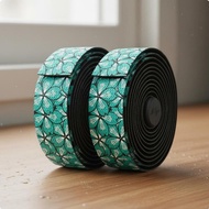 [kwbyle] 2 Pieces Road Bike Handlebar Tape Anti-Slip Handlebar Tape Sweat-Absorbent Two-Wheeler Acce