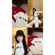 HORSE T-SHIRT MEDIUM FORM QC STRETCH HORSE EMBROIDERED SHIRT