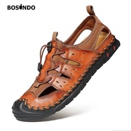 Bosindo - Sepatu B42/sepatu sneakers pria kulit asli/sendal pria kulit asli/Sepatu Sandal pria kulit