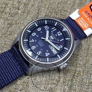 [Watchwagon] Seiko 5 Sports SNZG11J1 Made in Japan Automatic Blue Nylon Strap Gents Military Sports Watch SNZG11J SNZG11