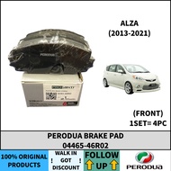 PERODUA BRAKE PAD (FRONT 1SET) ALZA 2012-2021 PROGANTI (04465-46R02) ORIGINAL