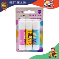 Gam Lipstick, Gam Kertas, Glue Stick (3 Pcs/Pack)