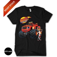 KATUN Blaze and the Monster Machines T-Shirt Premium Combed Cotton 24s Children's Clothing DTF-A49