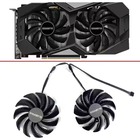 2PCS 87MM T129215SU PLD09210S12HH 4PIN GPU Cooler Fan For Gigabyte RTX2070 GTX1660Ti GTX 1650 RTX 20