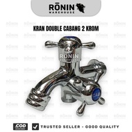 Kran Double Chrome ang 2 Keran Air Shower Toilet WC CAB