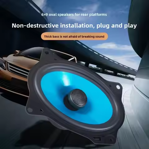 Car Audio Speaker Trunk Modified Y U E X I A N G V I S I O N 6X9 Oval Heavy Bass One-pair Coaxial