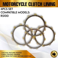 4PCS SET CLUTCH LINING FOR YAMAHA RS100 MOTORCYCLE ACCESSORIES