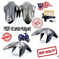 Y15ZR/ysuku/Y15 V1/Y15V2 Racing carbon /Matt black sport mudguard Y15 Carbon Mudguard Design