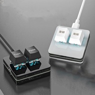 MXBEAUTY Copy Paste Keypad, Acrylic Mini Custom Mini 2 Key Keypad, Keypad Accessories Keypad Mechani