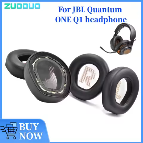 ZUODUO Replacement Earpads for JBL Quantum ONE Q1 Headphones Mesh / Ice gel / Leather Ear Cushion Pa