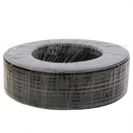 iCShop 6P6C Black Flat Telephone Cable (1m)