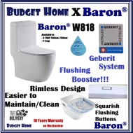 Toilet Bowl // Baron W818 Rimless with Geberit system