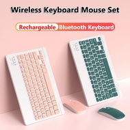Rechargeable Bluetooth Keyboard Wireless Keyboard and Mouse Set for IPad Pro 13 2024 7th 10th 10.9 2022 Pro 11 12.9 Air 5 4 3 2 1 9.7 6th 5th 10.2 9th 8 7 Mini 6