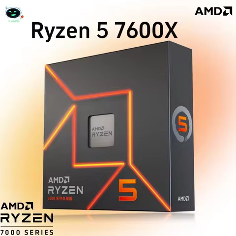 NEW AMD Ryzen 5 7600X R5 7600X 4.7 GHz 6-Core 12-Thread PCIE 5.0 105W CPU Processor 5NM L3=32M 100-0