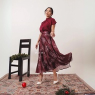 ANNEIRA - NARA FLARE SKIRT - SILK FLARE SKIRT