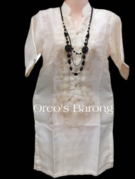 MARIAN DRESS 3/4 SLEEVE-modern filipiniana