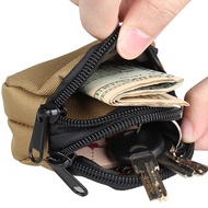 Outdoor Molle Pouch Camping Zipper Waist Bag Key Coin Small Purse Organizer Hiking Waist Bag Small Purse Coin Purse Key Bag