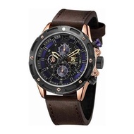 全新台灣總代理原廠T5手錶H3639G美國潮牌時尚流行表皮錶帶厚圈口框造型真三眼石英錶
